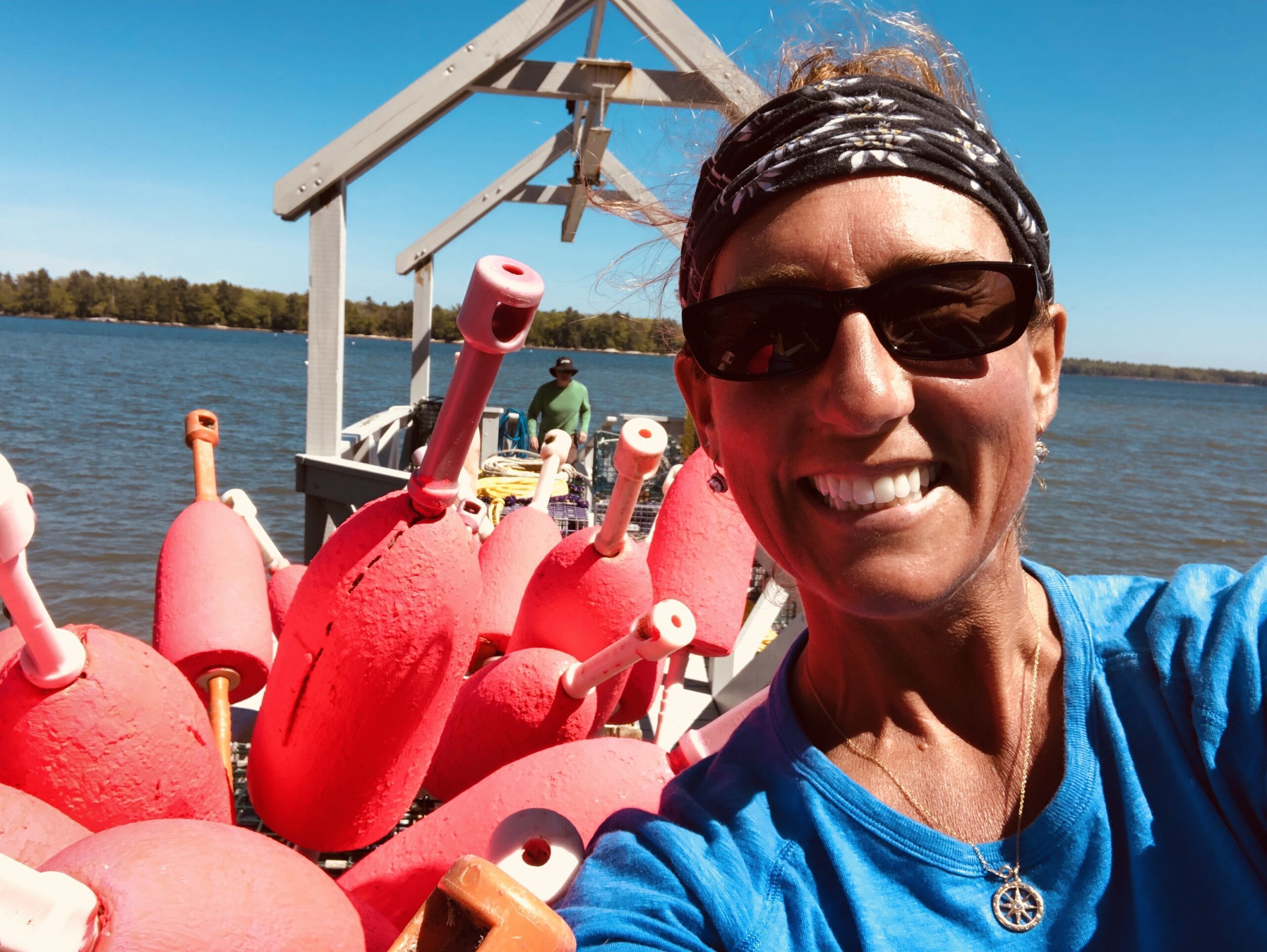 Karen Jalbert Standing Near The Dock